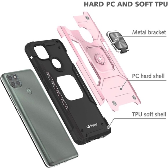 Motorola Moto G9 Power-Rose Gold phone case - Picture 4 of 10